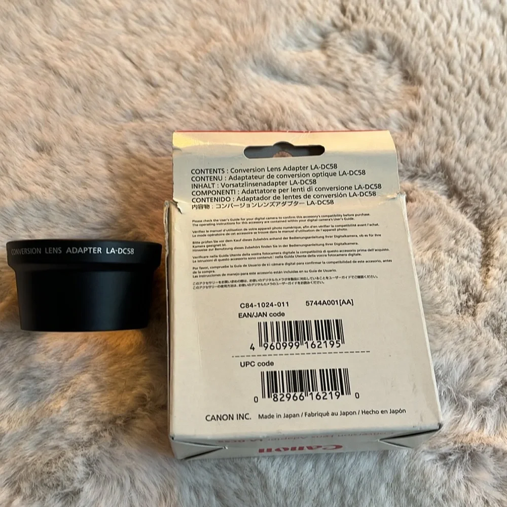 Cannon Conversion Lens Adapter LA-DC58